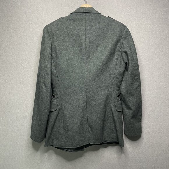 Vintage Swiss Army Military Jacket Wool Blend Mens - Picture 6 of 9